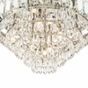 Kryształowa lampa sufitowa Osborne OSB5038-EH Dar Lighting pałacowa do pokoju srebrna