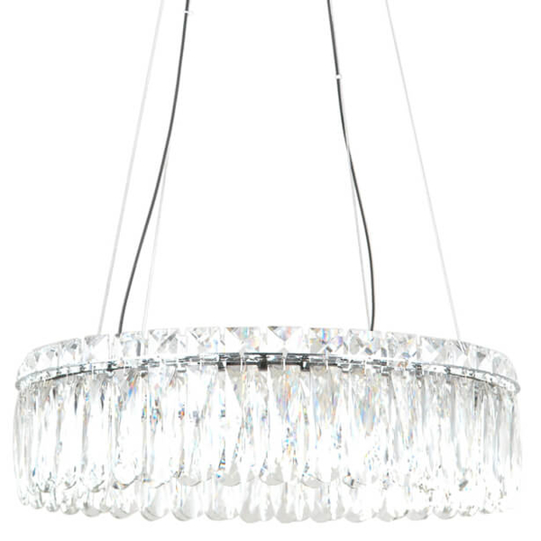 Wisząca lampa Nosta PND-34364-3-CH-CL LED 36W 3000K chrom przezroczysty