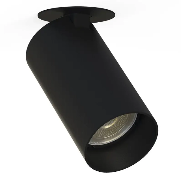 Sufitowa lampka na korytarz MONO 7833 obrotowa czarna