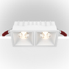 Metalowa lampa wpust sufitowy Alfa DL043-02-15W4K-SQ-W LED 30W 4000K biały
