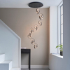 Wisząca lampa Cosma 97625 LED 13,62W 3000K czarny biały