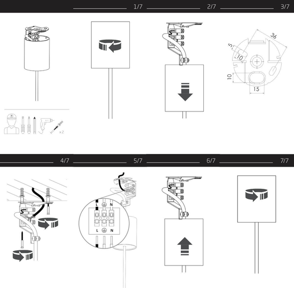 Lampa do jadalni wisząca Zenith 10881 Nowodvorski zwis metalowa jedwabisty grafit