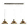 Antyczna lampa wisząca Hadano HAD3661-01 Dar Lighting mosiądz chrom