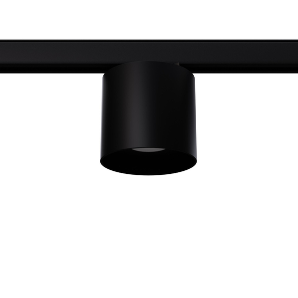 Lampa tuba sufitowa z żarówką MIKA MYL.00306 do szyny 3-fazowej czarny