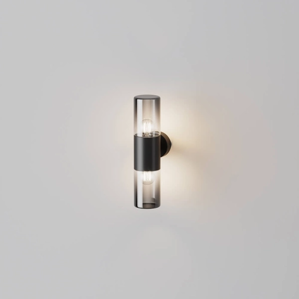 Elewacyjny kinkiet góra-dół Amas O432WL-02GF Maytoni IP54 grafitowy