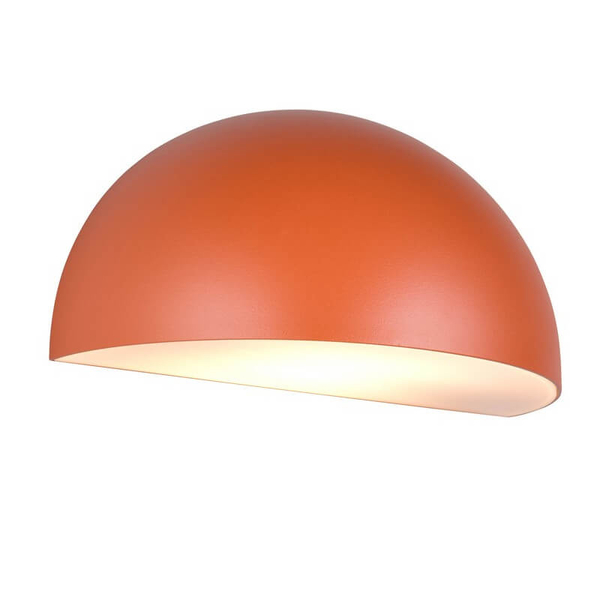 Ścienna lampa metalowa MAAS 262460140 kopuła IP44 pomarańczowa