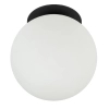 Sufitowa lampa podtynkowa Vos 1 10963 opalowa kula czarny