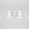 Prostokątna lampa sufitowa Alfa DL043-02-15W4K-D-SQ-W LED 30W 4000K biały