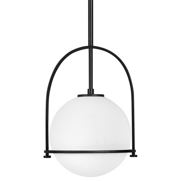 Nowoczesna lampa wisząca QN-SOMERSET-P-O-BK kula czarna