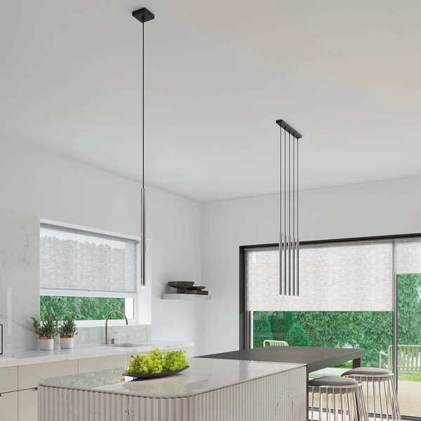 Zwisająca lampa Pastelo SL.1199 tubka rurka chrom