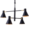 Lampa sufitowa LESS 34-72689 industrialna sticks regulowana czarna
