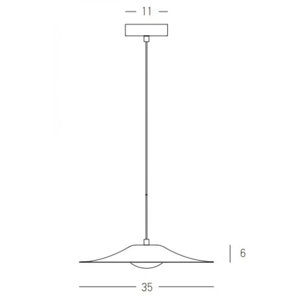 Industrialna wisząca lampa 22130 LED 12W 3000K hotelowa czarny