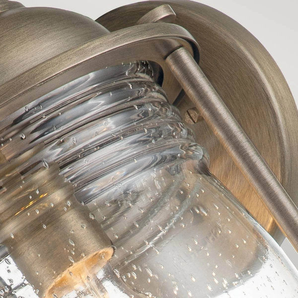 Kinkiet elewacyjny Ashland Bay KL-ASHLANDBAY2-L-BU Kichler metalowa IP44 brązowa