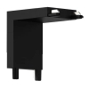 Narożny łącznik do systemu szyn magnetycznych Slim Magnetic ML2213 czarny