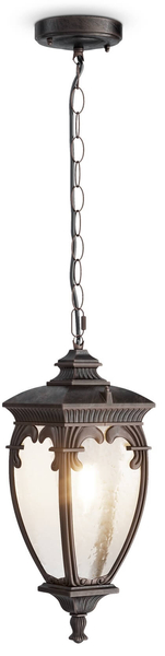 Lampa wisząca ogrodowa Fleur O414PL-01BZ IP44 brązowa