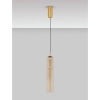 Wisząca lampa tuba SARTANO LE45166 LED 3W 3000K złota