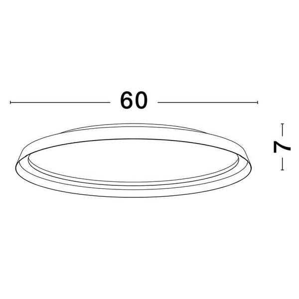 Nowoczesny plafon sufitowy BATALLAS LE44651 LED 48W 2700-4000K czarny