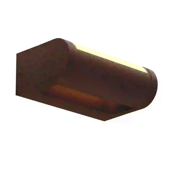 Lampa elewacyjna LED SOLDEN brązowa W0463 1x12W 3000K IP65 do ogrodu