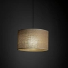 Pojedyncza wisząca lampa szynowa 1-faza Tracer 10668 tuba tkanina brązowy