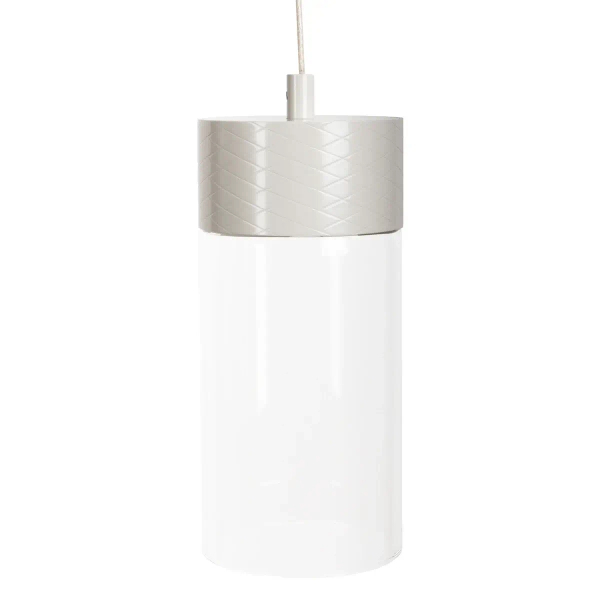 Salonowa lampa wisząca tuba FUSION P0639 LED 7W 3000K szara