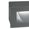 Lampa ścienna wpustowa Tartagal LE71444 schodowa prostokątna LED 3W 3000K zewnętrzna IP54 ciemnoszara