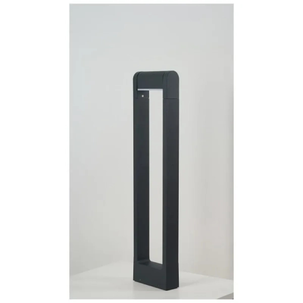 Grafitowy słupek FRAME AZ6629 1xLED 12W 3000K IP65 na taras