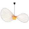 Wisząca lampa boho Sombrero ST-8052-140 gold Step designerska welur beżowa