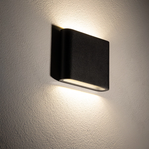 Elewacyjna lampa Semi 11363 Nowodvorski LED 6W 3000K IP54 kostka czarna