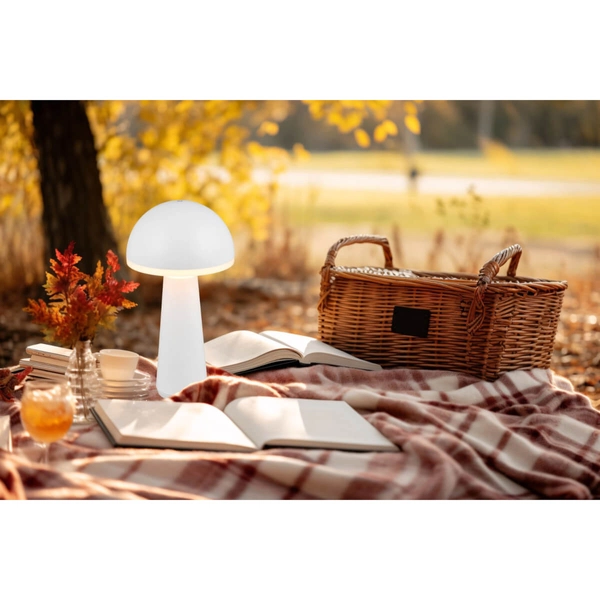 Lampka stojąca Fungo R57716131 IP54 LED 2W 3000-5000K grzybek biały