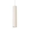 Podłużna lampa wisząca LAGOS SL.1479 tuba ryflowana beżowa