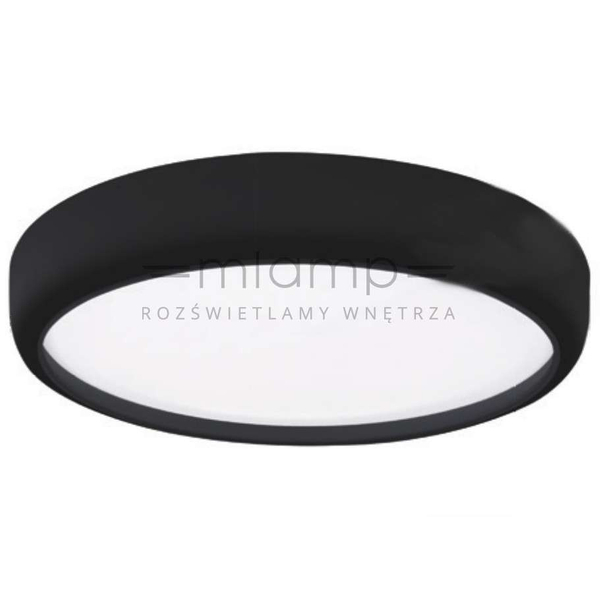 Plafon LAMPA sufitowa GEA ML6394 Milagro okrągła OPRAWA metalowa LED 36W 3000K - 6000K z pilotem czarna