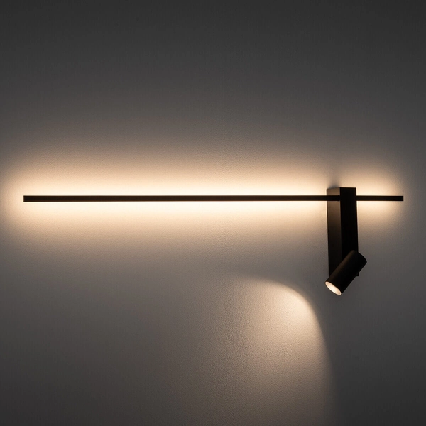 Lampa metalowa sufitowa Easy 11426 z regulacją tuba czarna