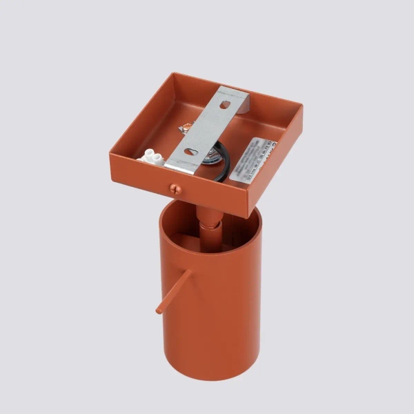 Regulowany kinkiet ścienny RING SL.1506 tubka do jadalni terakota