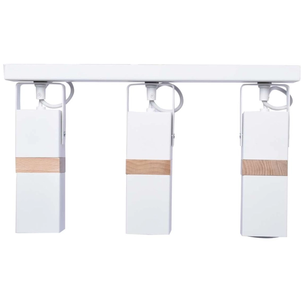 Regulowana LAMPA sufitowa VIDAR MLP5407 Milagro skandynawska OPRAWA metalowy SPOT reflektorki białe