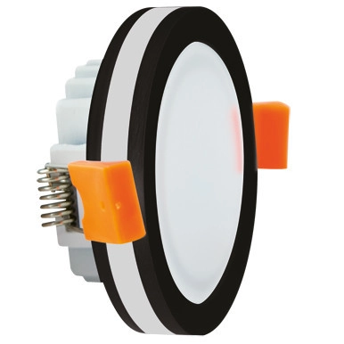 LAMPA wpust GOTI LED C 03199 Ideus sufitowa OPRAWA okrągła LED 5W 4000K metalowa czarna