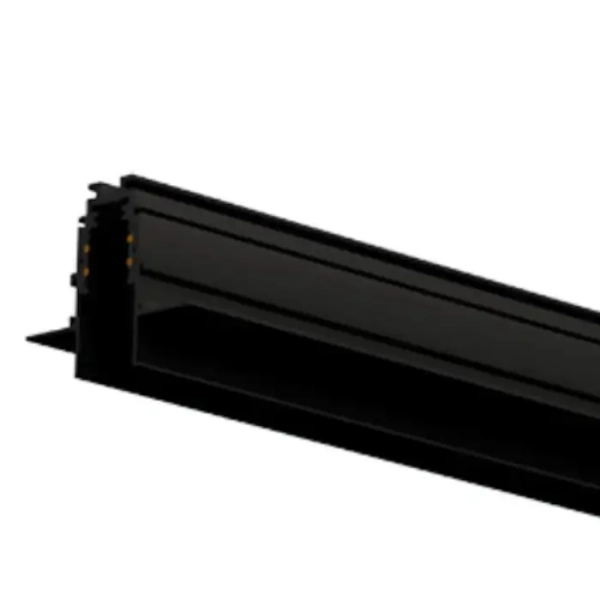 Magnetyczny wpusowy szynoprzewód 1M TLV-100R do przedpokoju czarny