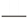 Lampa wisząca  nowoczesna PURE-LUME antracyt LED 76W 2700-5000K podłużna listwa do salonu 2738-13