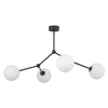 Lampa sufitowa szklane kule Fairy 4855 TK Lighting metalowa czarna biała