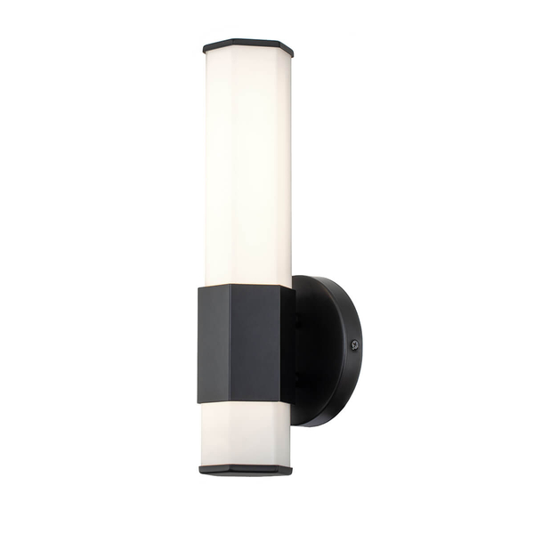 Kinkiet ścienny LED Facet QN-FACET-LED1-BK-BATH Quintiesse IP44 biały czarny
