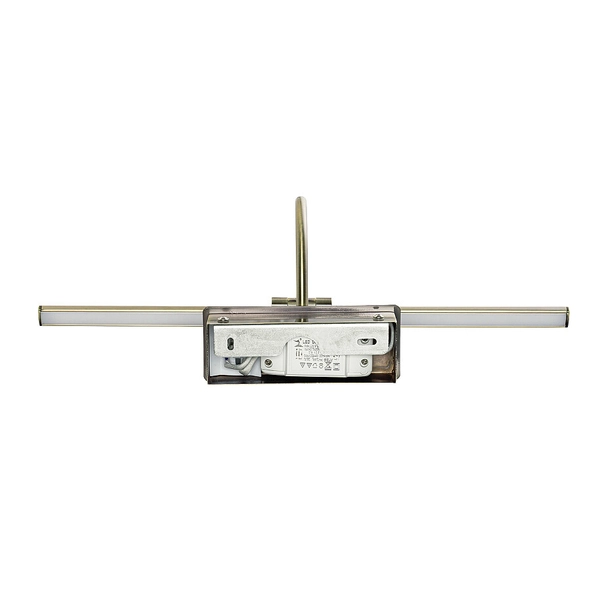 Galeryjka LAMPA ścienna GIOTTO LED 8168 Nowodvorski metalowa OPRAWA kinkiet LED 8W 3000K nad obrazy mosiądz