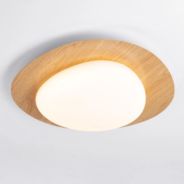 Plafon do kuchni ISIDRO LE44416 LED 21W 3000K nieregularny drewniany biały