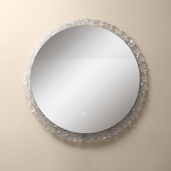 Dekoracyjne lustro łazienkowe D2309 LED 24W 3000-6000K IP44 przezroczyste