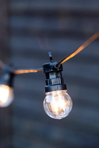 Ogrodowa girlanda świetlna LED 2,4W 5,5m łańcuch czarny