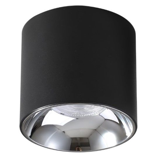 Okrągła lampa sufitowa Vaiolett DL15B-NW downlight LED 15W 4000K czarny