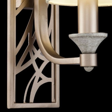 LAMPA ścienna VITTORIA H005WL-01BG Maytoni abażurowa OPRAWA kinkiet złoty