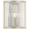 Klasyczna Lampa ścienna SERGIO W0528-01A-V6AC szklana kinkiet złoty