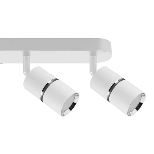 Oprawa sufitowa listwa DIOR SPT 4265 Ideus regulacja chrom biała