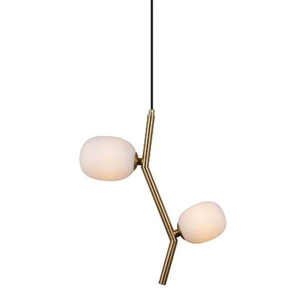 Wisząca lampa modernistyczna CGZLINEWIS do sypialni mosiądz