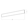 Lampa na ściane regulowana BASENTO AZ5893 LED 20W 3000-4000K czarny