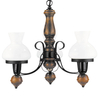 Żyrandol LAMPA wisząca PETRONEL 7078 Rabalux rustykalna OPRAWA vintage drewno orzech rustic